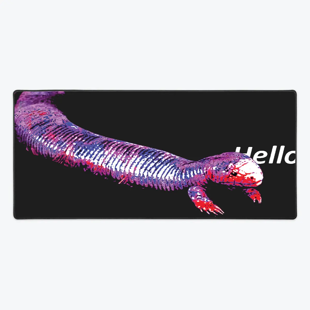 Future Worm Extended 36” x 18” Fabric Handcrafted Gaming Mouse Pad - Computer Mat, Mouse Mat, Desktop Computer Office Accessory, Stitched Edge