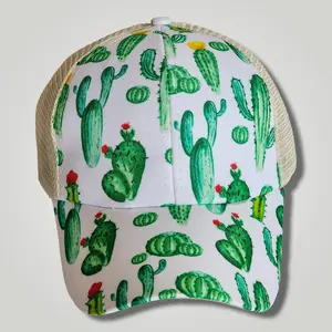Sammie Jo Cactus Ponytail Trucker Hat – Women’s