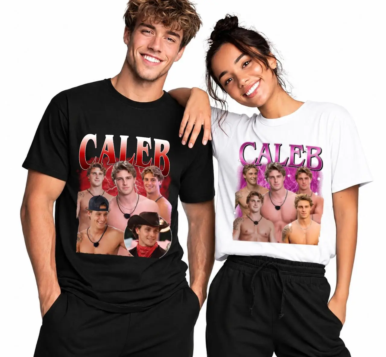 Caleb Fan Favorite Graphic Tee | Love Island Inspired Vintage Shirt ( 2 Design ) | Unisex Oversized T-Shirt
