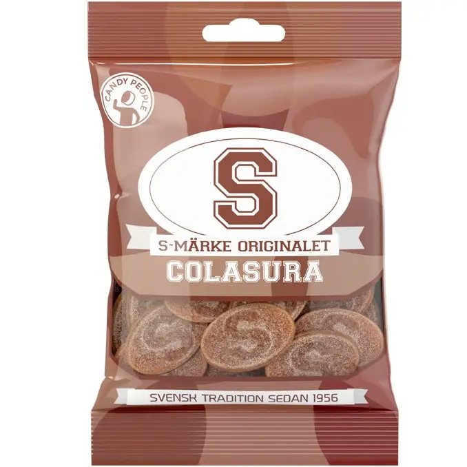 S-Märke "Cola-Sour" 80g - Classic Swedish Candy