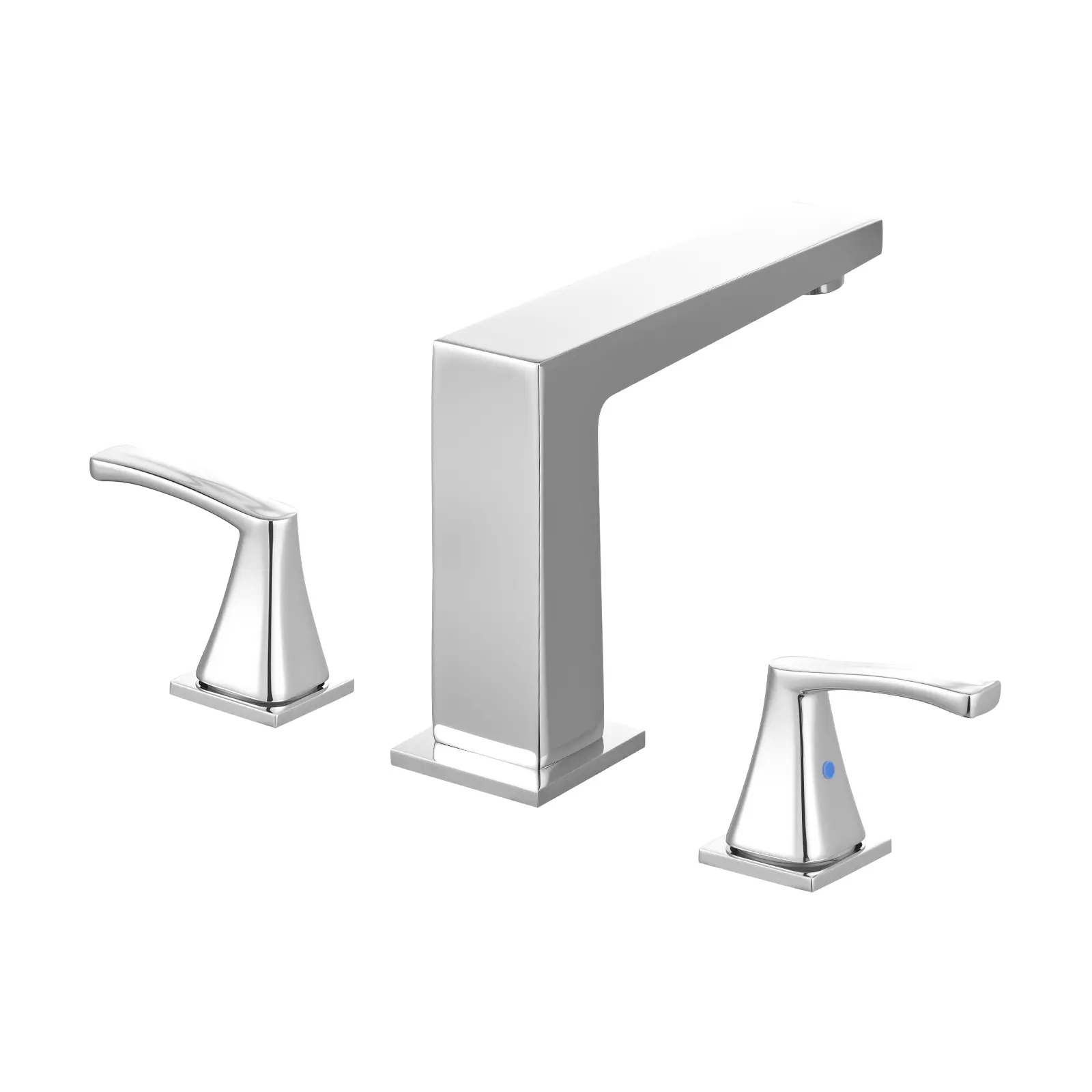 Roman Tub Faucet, 3 Hole Waterfall Bathtub Faucet, Bath Tubs Faucets Set with 2 Handles, Roman Tub Faucets Deck Mount for Pet Washing, Baby Care, Adult Bathing, Silver, Right-Angle Tub Faucet