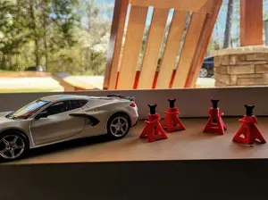 Adjustable Jack Stands for Model Cars