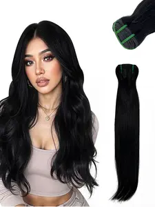 Real Hair Extensions 10-20 Inches Straight, Medium Length Wig Bundles, Instant Style, Easy Daily Care, 50g Per Bundle