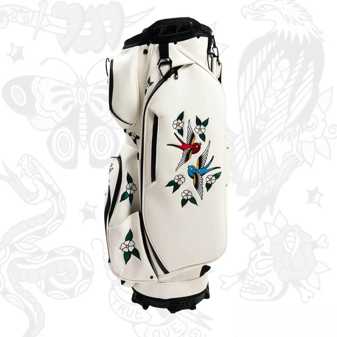 Birdie Golf Bag - Sports & Outdoor Clubs Storage with Golf Accessories, Drink Cup Slot, Fast Mag Access, Top Zip Protection