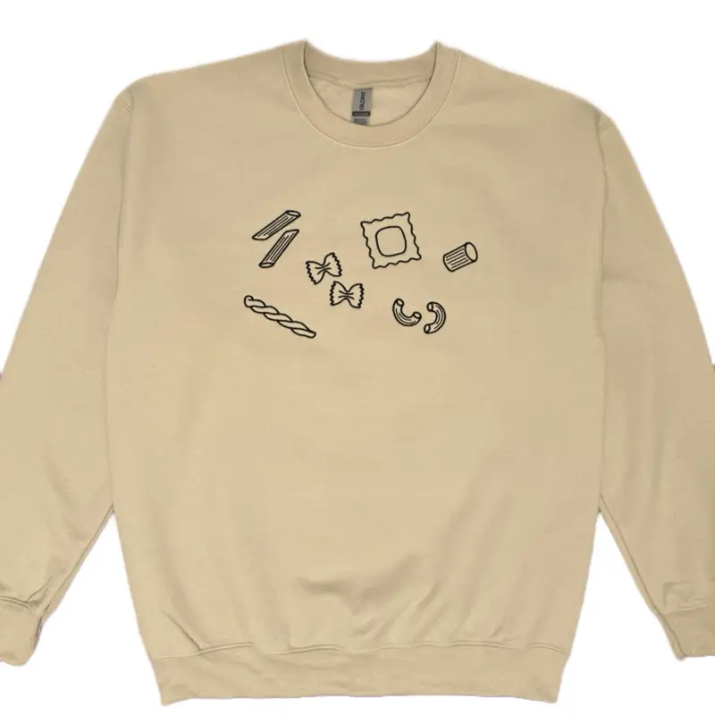 Embroidered Pasta Sweatshirt