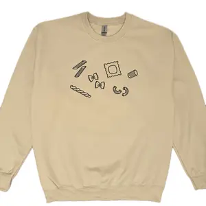 Embroidered Pasta Sweatshirt