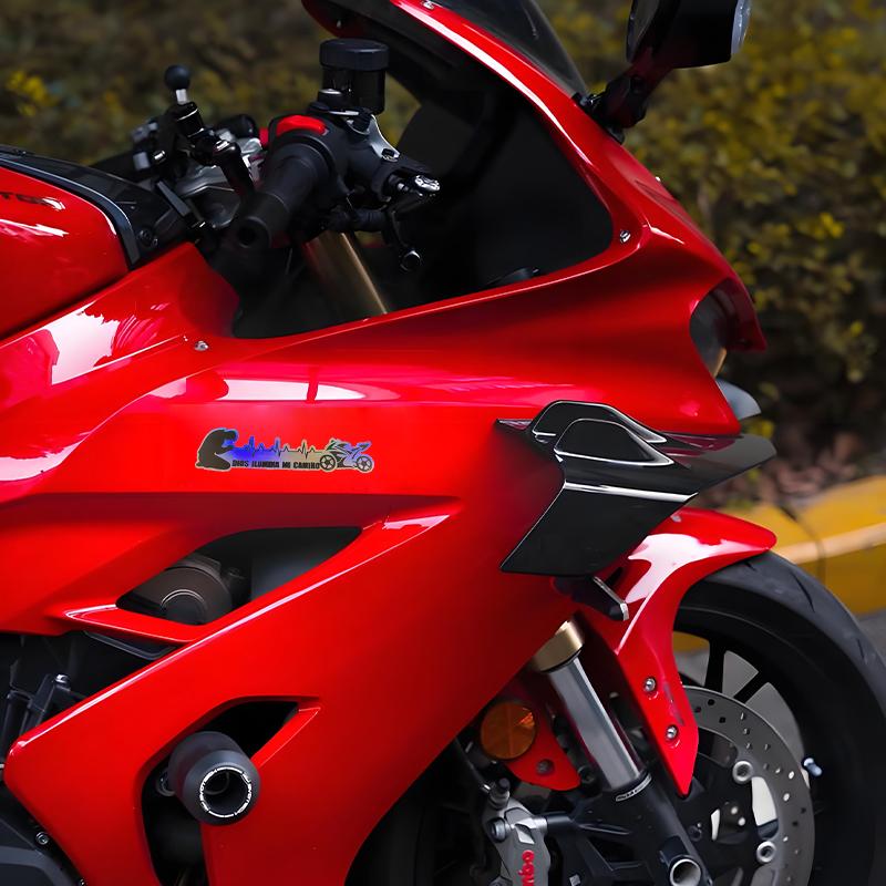 [Pack of 2] Car stickers, can be used to decorate car bodies and motorcycle helmets, laser reflective, creatively scratch-resistant, suitable for cars, trucks, SUVs, glass doors, windows, and refrigerators - multicolor -