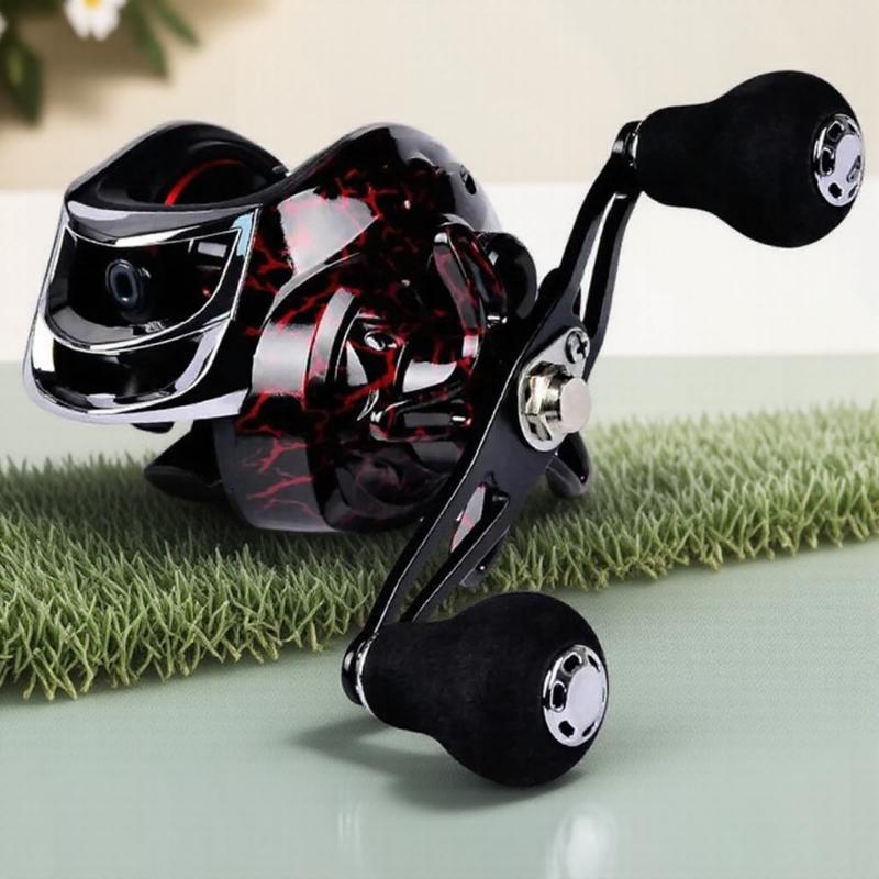 18+1 Stainless Steel Bearing Magnetic Centrifugal Double Braid Fishing Reel, Carbon Fiber Braking System, Segmented Magnetic Anti-Backing, Saltwater Freshwater Use, Left Right Hand Retrieve, Long Cast Spinning Reel.