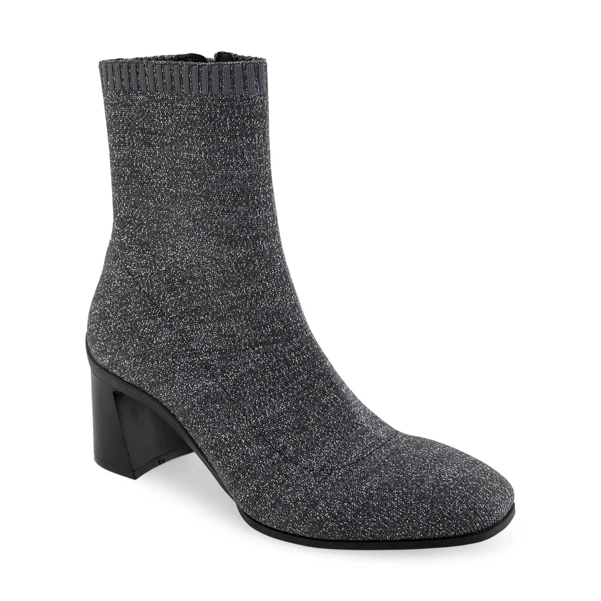 Aerosoles Knit Ankle Zip Bootie -  Cezarina