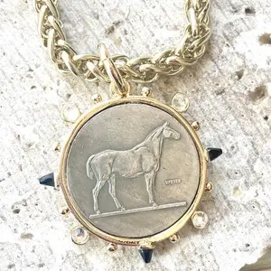 Heritage Horse Coin Necklace
