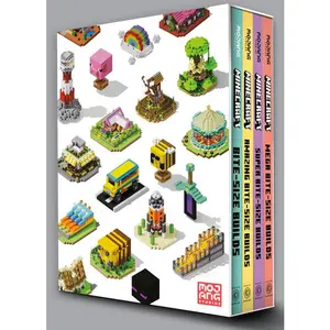 Minecraft: Bite-Size Builds Collection 4-Book Boxed Set: Minecraft: Bite Size-Builds, Minecraft: Amazing Bite-Size Builds, Minecraft: Super Bite-Size -- Mojang Ab - Hardcover