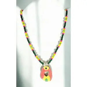 Daisy Beaded Necklace