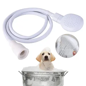 1pc Multi-Function Faucet Extender With Shower Head, 51.57 Inch Total Length, Easy-To-Use Hair Washing Adapter, Bathing Shower Head, Simple & Quick Pet Bathing Connector, Home Bathroom Decor, Autumn Decor, Back To School Decor