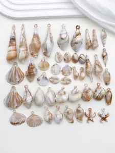 44pcs Mixed Acrylic Starfish Shell Charms, DIY Marine Life Pendants for Earrings Necklaces Bracelets, Beach Style Jewelry Findings, DIY Beading Accessories