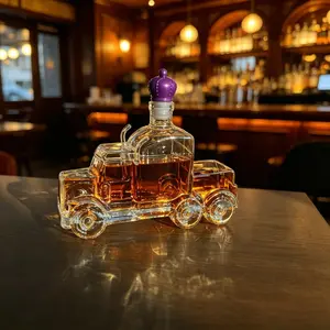 Stunning Semi-Truck Whiskey Decanter, Unique Novelty Barware, Perfect Gift for Truck Fans, Bourbon and Whiskey Lovers