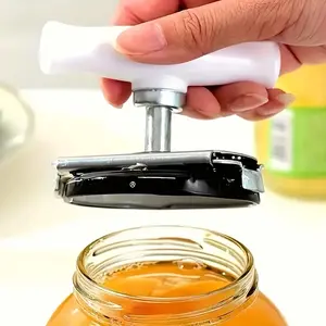 Handy Tool, Stainless Steel Jar Opener - Adjustable, Multifunctional Bottle & Can Lid Gripper for Easy Opening - Essential Kitchen Accessory