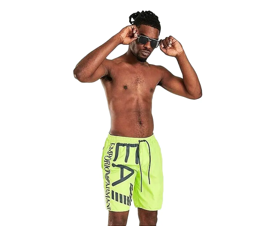 Emporio Armani EA7 Men's Bermuda Shorts, Menswear Activewear Athletic Sportswear Bottoms for Daily Training