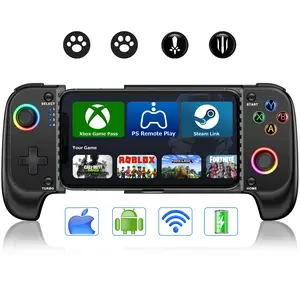 ESYWEN Mobile Gaming Controller for Android /IPhone,Bluetooth Wireless Gamepad Designed for Xbox Game Pass Ultimate, Steam Link,Arcade,GeForce Now, Black