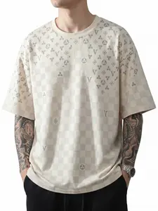 Men's Oversize Tie Dye T-Shirt, Pattern, Loose Fit, Breathable, Comfortable, Ideal for Daily Wear and Outdoor Activities