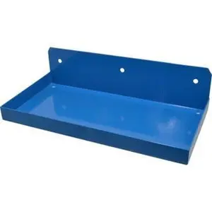 Triton Products 12" Long Blue Pegboard Shelf For Use with DuraBoards/Pegboards 76126