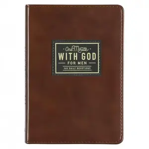 Men’s Daily Devotional Prayer Journal 2026 – 365 Day Bible Prayer Notebook, Leather Style Faith Journal for Spiritual Growth