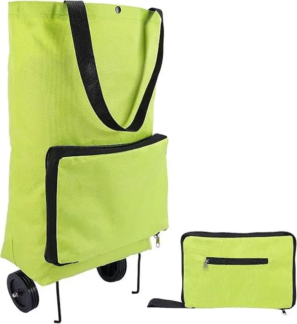 Heavy-Duty Rolling Storage Cart with Reinforced Oxford Fabric, Silent Wheels, Sturdy Stand - Portable Home Utility Cart for Storage Organization, Household Use, Kitchen, Room Storage