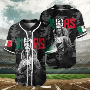 Mexican SanJudas Tadeo Baseball Jersey Unisex Jersey Shirt, Fan Gift, Cozy Fit, Perfect for Any Season, Simple Style