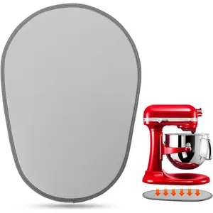 Mixer Sliding Mat for Kitchen Aid - Kitchen Counter Appliance Slider Mat Mixer Attachment for  5-8 Qt Bowl Lift Stand Mixer, Mover Slider Pad Mixer Countertop Accessories, Grey