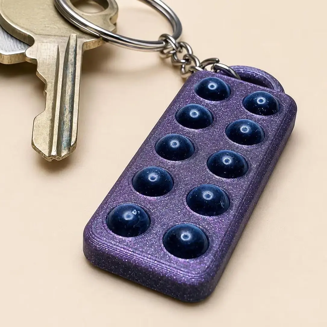 OrbRoller — Marble Fidget Keychain | Adult Desk Fidget | Everyday Carry (EDC)