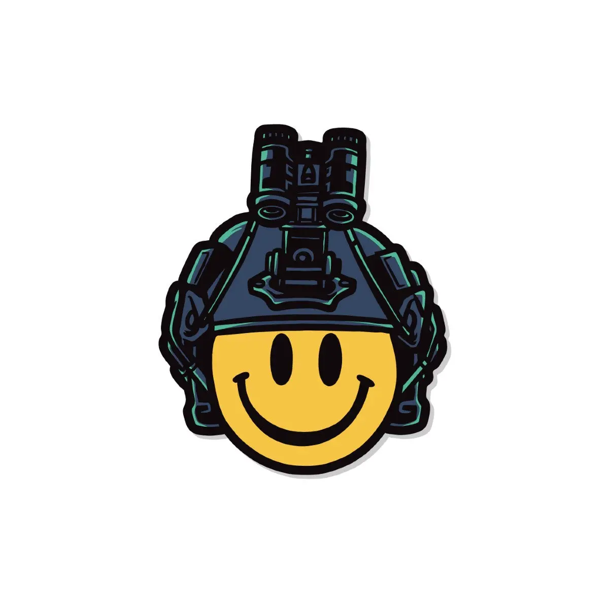 Embrace The Chaos Vinyl Adhesive Sticker - Funny Decals with Fun Smiley Face, Strong Adhesive, Stays Put, Decoration Sticker for Home Decor to Add Attitude to Your Gear