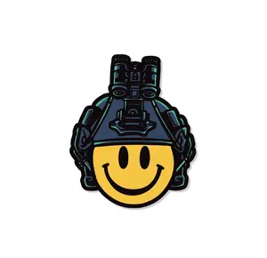 Embrace The Chaos Sticker - Vinyl Decorative Sticker with Fun Smiley Face Design for Home Decor