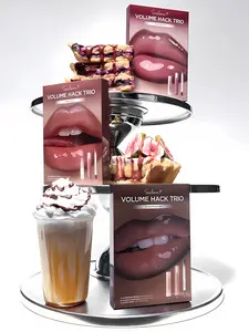 Seelove Volume Hack Trio 3-in-1 3D Plumping Lip Kit | High-Shine Glass Lip Combo with Liner, Melting Balm & Gloss | 8 Botanical Oils Non-Sticky Formula for All Skin Tones