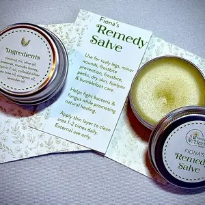 Fiona’s Remedy Natural Comb & Foot Protector for Chickens - Gentle Care for Flock Health - Smooth Texture for Easy Application - Handcrafted by The Happy Chick Coop