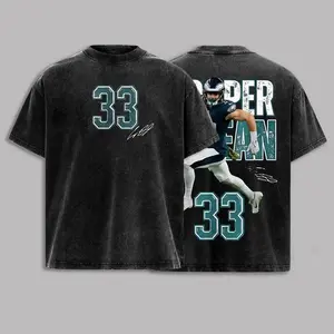 Cooper DeJean #33 Vintage T-Shirt Extra Limited Edition Graphic Tee Retro Streetwear Top Unisex Football Fan Apparel Classic Crewneck