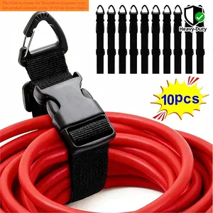 Adjustable Extension Cord Organizer Set, Durable PP Cable Ties, Studio Garage Storage, Tool Belt, Safety Cable Holder, Polypropylene