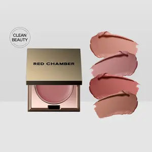 RED CHAMBER HARUKI Multi-Purpose Cream, Blush for Cheeks & Lips — Buildable Sheer-to-Glow Color, Dewy Luminous Finish, Hydrating Blush for Mature Skin, Cruelty-Free Clean Beauty, Compact with Mirror
