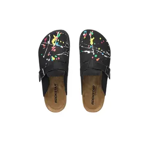 Womens Art Dist Black Suede Mule