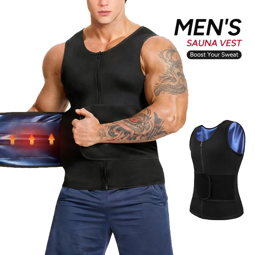 Women's Compression Shaper Vest - Waist Training Sports Vest, Sweat-Boosting Gym Workout Wear, Activewear Clothes for Fitness