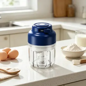 Mini USB Rechargeable Food Chopper – Portable Electric Meat Grinder & Garlic Masher for Meat, Veggies, Onion, Ginger & Chili, Cordless Kitchen Gadget