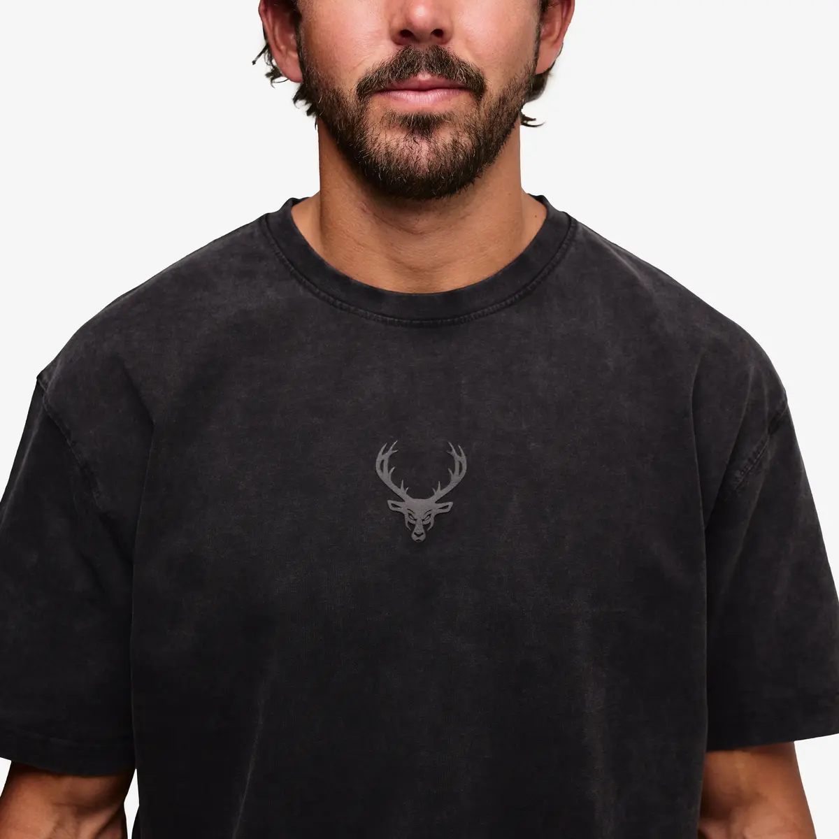 Heavyweight Pump Cover - Bucked Up Stealth Mode - Men's T-Shirt