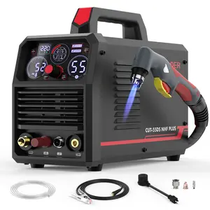 YESWELDER CUT-55DS-NHF-PLUS 110/220V Plasma Cutter 55Amp | Non-HF Start & Non-Touch Pilot Arc | Multifunctional Metal Cutting Machine for Quick Plate/Grid Cutting, Gouging & Marking