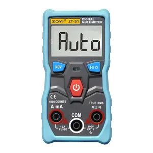 ZOYI ZT-S1 Household type fully automatic no shift intelligent anti burn high-precision Automatic Protable digital multimeter Compact And Portable Data Retention