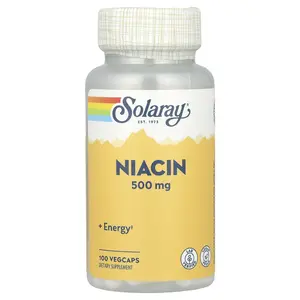 Solaray Niacin, 500 mg, 100 VegCaps