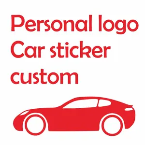 New Creative Personal Customized Text Picture Advertisement Car Window Body Sign Advertisement Decal Custom Decal, 18cm