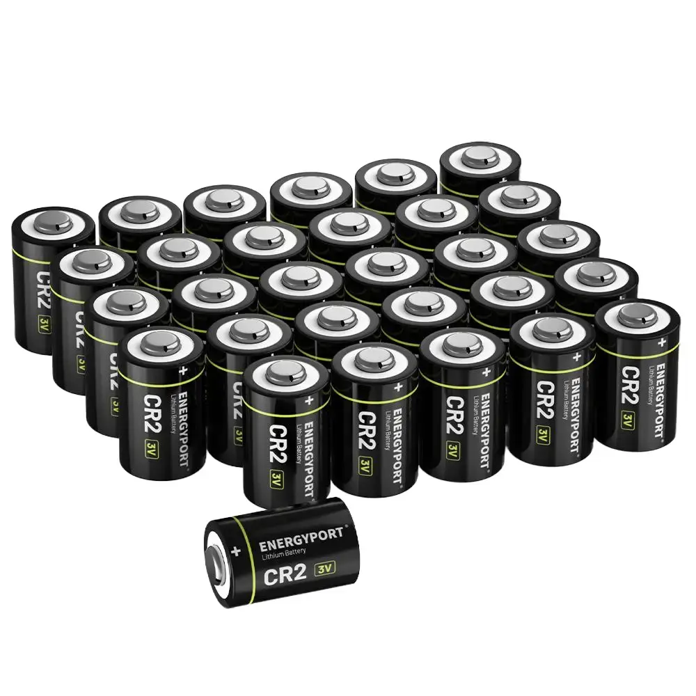 ENERGYPORT CR2 3V Lithium Battery, 1000mAh Long Lasting Power, CR15h270 CR 2 Battery for Golf Rangefinder Flashlight, Photo Cameras, Alarm Systems, Baby Monitor