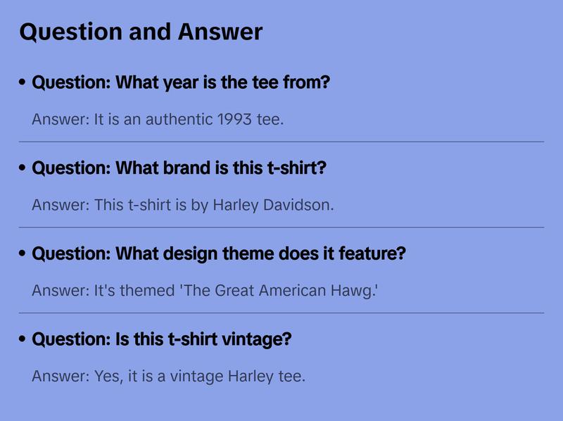 Vintage Harley Tee T1035