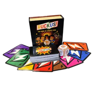 Ruckus! The Game of Chaotic Fun - Fast-Paced Party Card Game with Chaos Die for Strategic Racing and Fun Challenges