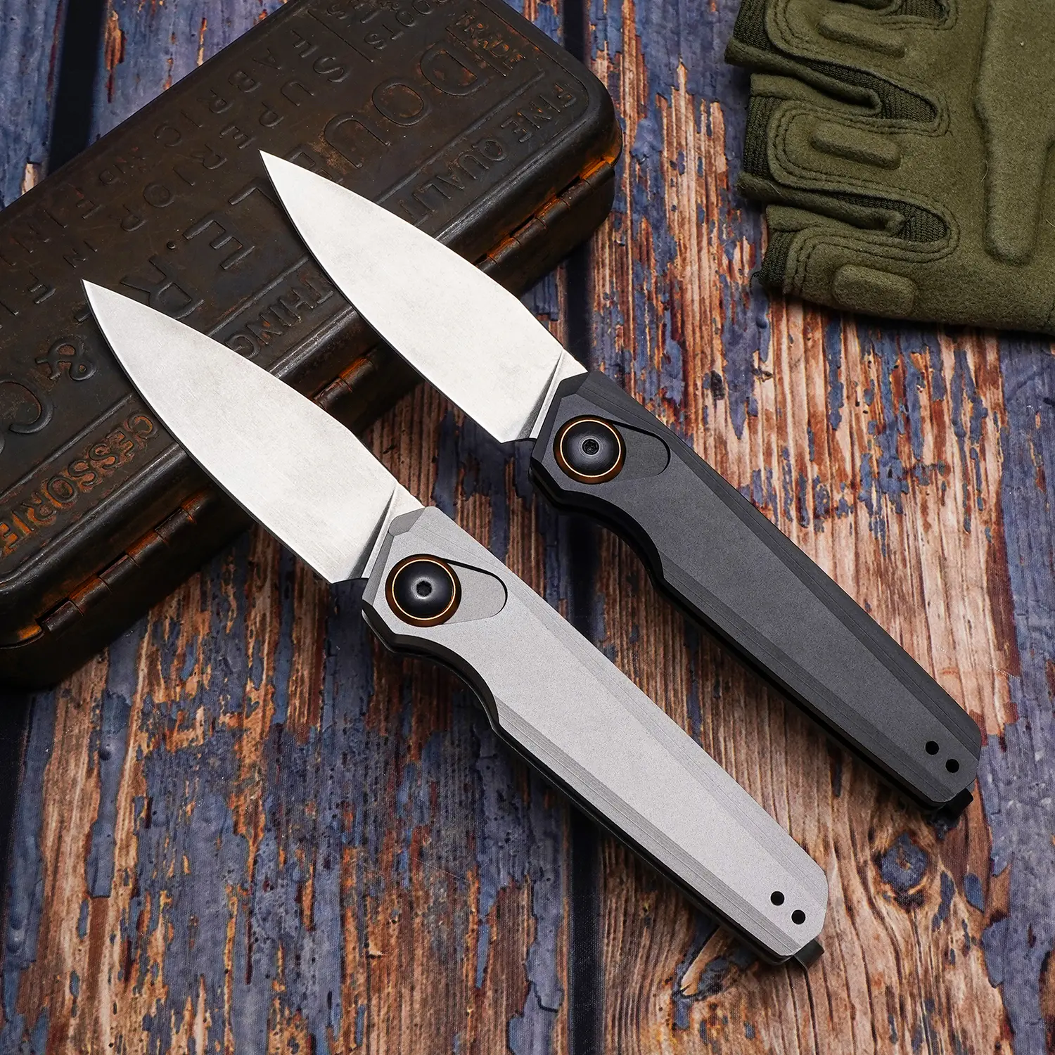 Ram-Lok High Hardness Pocket Outdoor Knife,Practical Adventure Camping Folding Knife, Nylon Fiber g-10 Handle, 440C Blade, Ideal Gift for Outdoor Enthusiasts, Birthday Gifts lightweight aluminum daily carry one-hand button lock