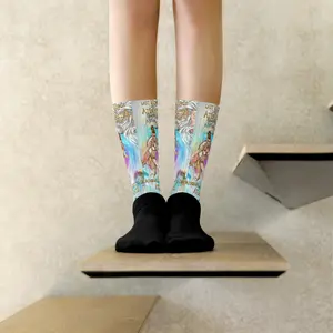 Step into Mythology: Greek Goddess Athena Socks