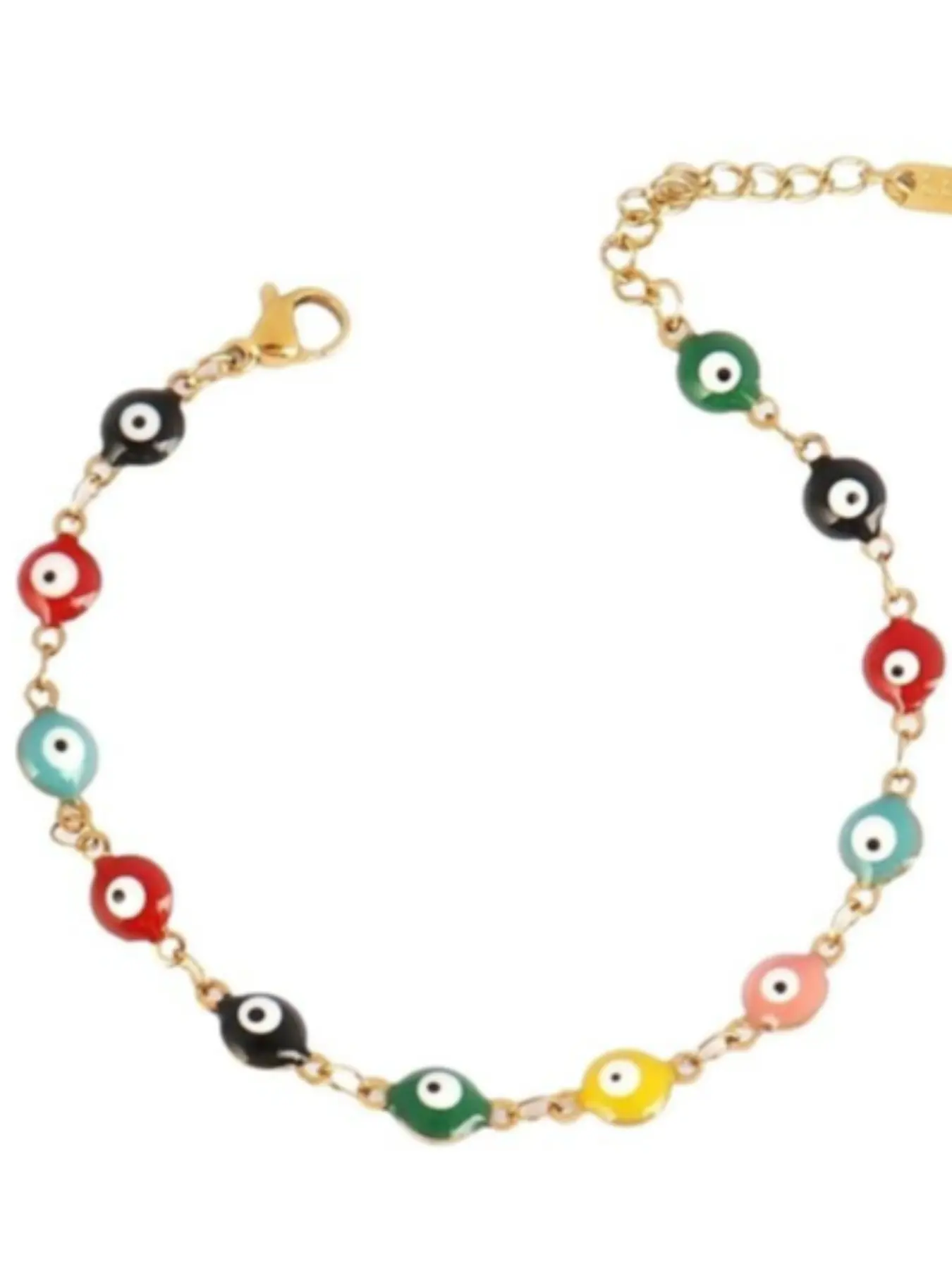 Elegant Eye Design Chain Bracelet for Women, Stainless Steel Casual Jewelry Gift, Trendy Jewellery Accessories, Perfect Accessory for Any Occasion